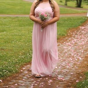 USED David’s Bridal Bridesmaid Dress in Tickled